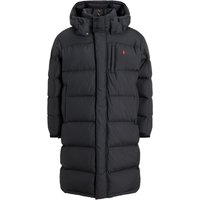 Polo Ralph Lauren Gesteppter Daunenmantel mit Logo-Aufnäher und Kapuze in S von Polo Ralph Lauren