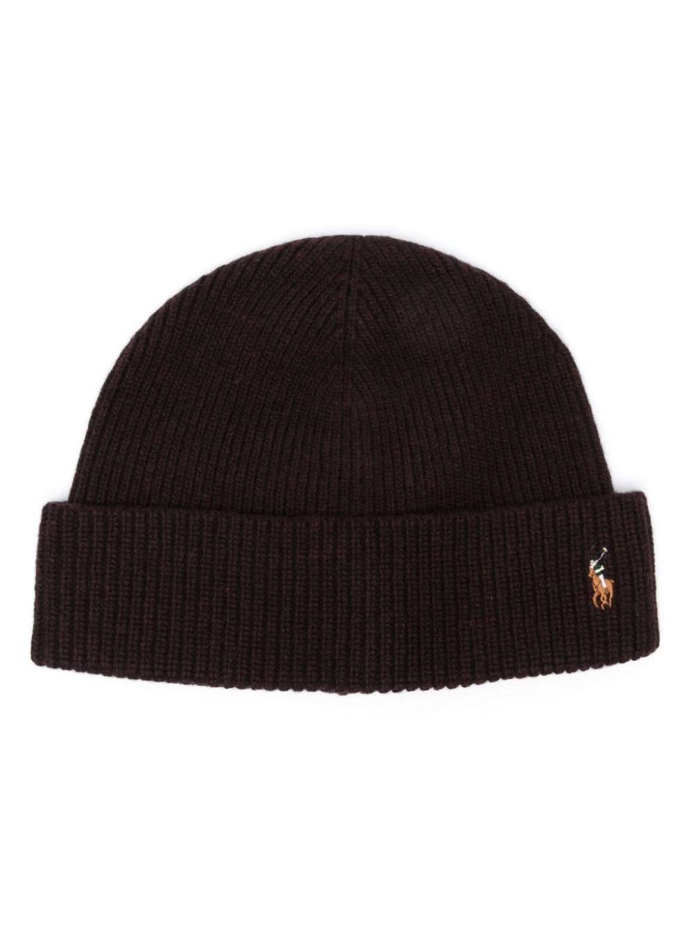 Polo Ralph Lauren Gestrickte Beanie mit Polo Pony - Braun von Polo Ralph Lauren