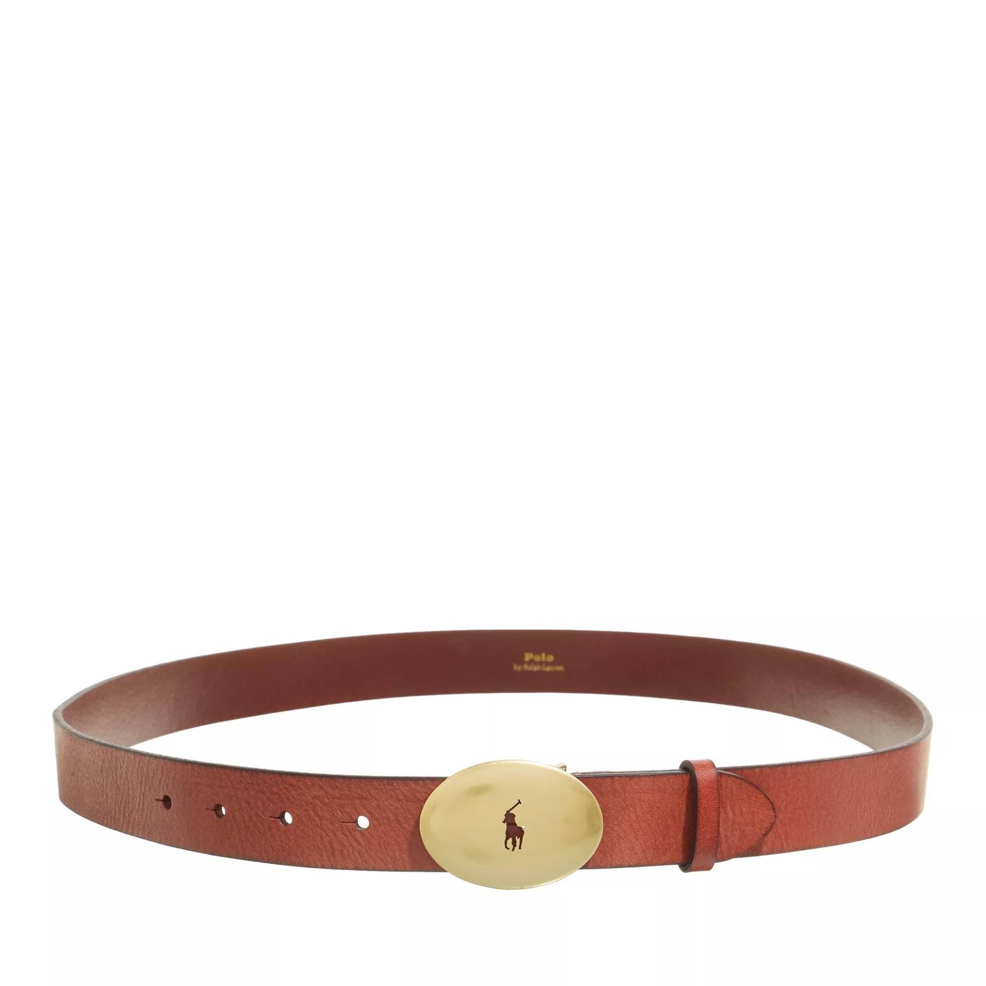 Polo Ralph Lauren Gürtel - 30mm Belt Medium - Gr. M - in Braun - für Damen von Polo Ralph Lauren