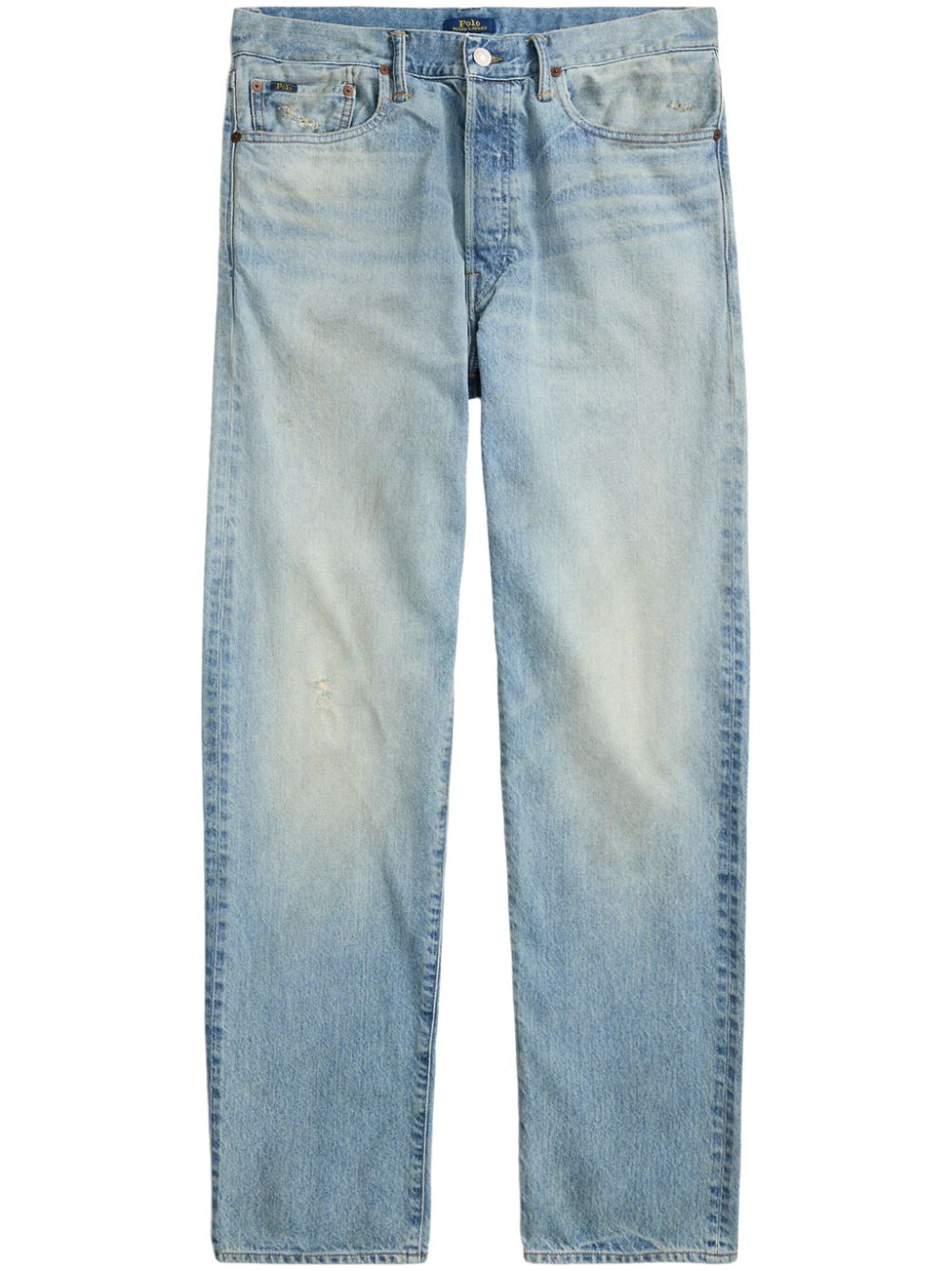 Polo Ralph Lauren Halbhohe Straight-Leg-Jeans - Blau von Polo Ralph Lauren