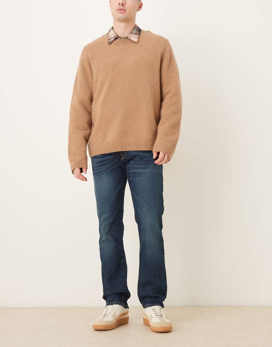 Polo Ralph Lauren - Hampton - Straight-Fit-Jeans in dunkler Vintage-Waschung-Marineblau von Polo Ralph Lauren