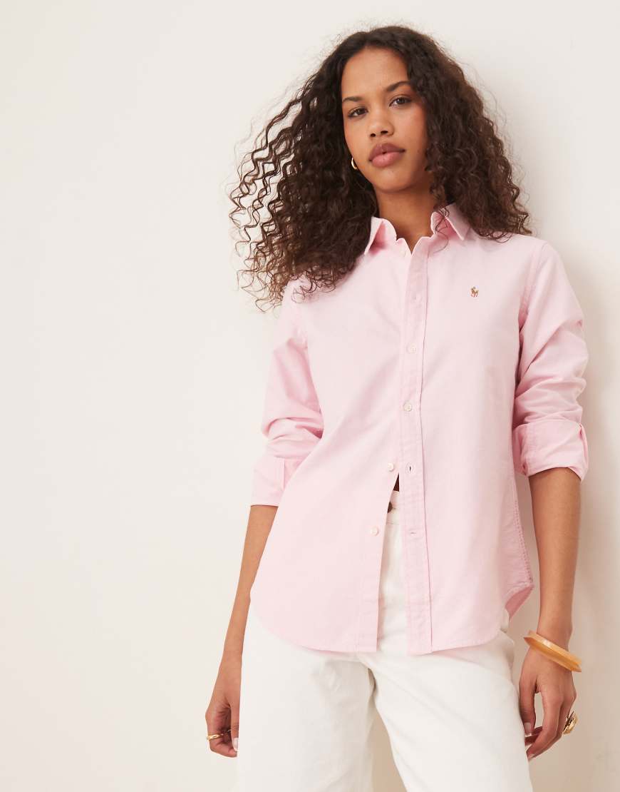 Polo Ralph Lauren - Hemd in Rosa mit Markenlogo von Polo Ralph Lauren