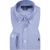 Polo Ralph Lauren Herren Hemd blau Baumwoll-Stretch gestreift von Polo Ralph Lauren