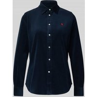 Polo Ralph Lauren Hemdbluse mit Label-Stitching in Marine, Größe 38 Polo Ralph Lauren Hemdbluse mit Label-Stitching in Marine, Größe 38 von Polo Ralph Lauren