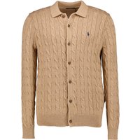 Polo Ralph Lauren Herren Cardigan braun unifarben von Polo Ralph Lauren