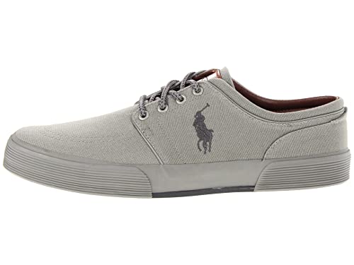 Polo Ralph Lauren Herren Faxon Low Sneaker, Grau (Grau), 40 EU von Polo Ralph Lauren