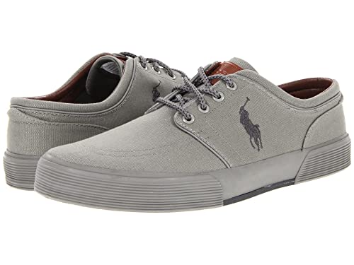 Polo Ralph Lauren Herren Faxon Low Sneaker, Grau (Grau), 40 EU von Polo Ralph Lauren