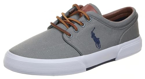 Polo Ralph Lauren Herren Faxon Low Sneaker, Grau (Grau), 44 EU von Polo Ralph Lauren