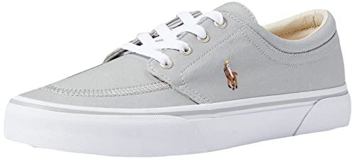 Polo Ralph Lauren Herren Faxon X Sneaker, hellgrau, 42.5 EU von Polo Ralph Lauren