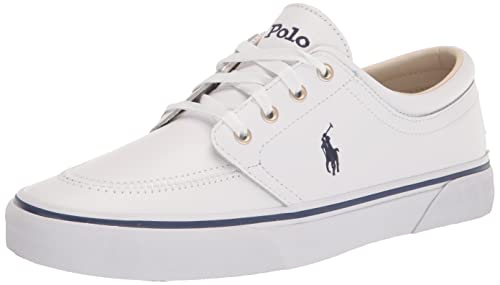 POLO RALPH LAUREN Herren Faxon Low Sneaker, Weißes marineblaues Polypropylen, 40 EU POLO RALPH LAUREN Herren Faxon Low Sneaker, Weißes marineblaues Polypropylen, 40 EU von POLO RALPH LAUREN