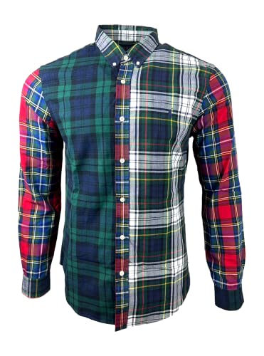 POLO RALPH LAUREN Herren-Oxford-Hemd mit klassischer Passform (XL, klassisches Karomuster), Claasic Plaid, XL von Polo Ralph Lauren