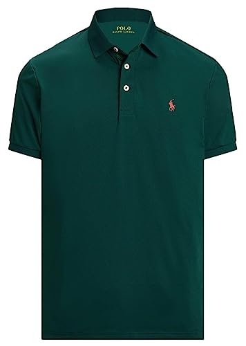 Polo Ralph Lauren Herren Performance Poloshirts, (Sommer 2023) College Grün, XL von Polo Ralph Lauren