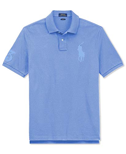 Polo Ralph Lauren Herren Poloshirt Classic Fit Big Pony Logo - Blau - X-Groß von Polo Ralph Lauren