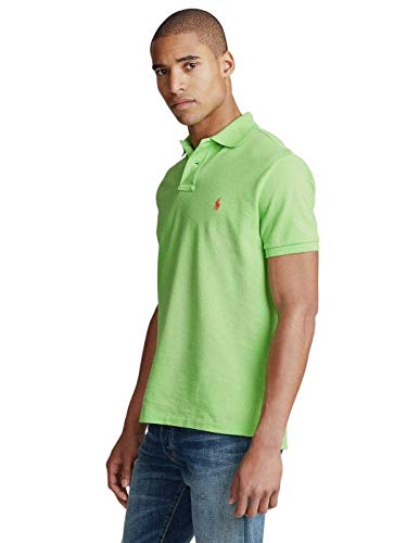 Polo Ralph Lauren Herren Poloshirt Custom-Slim-Fit Grün (019) S von Polo Ralph Lauren