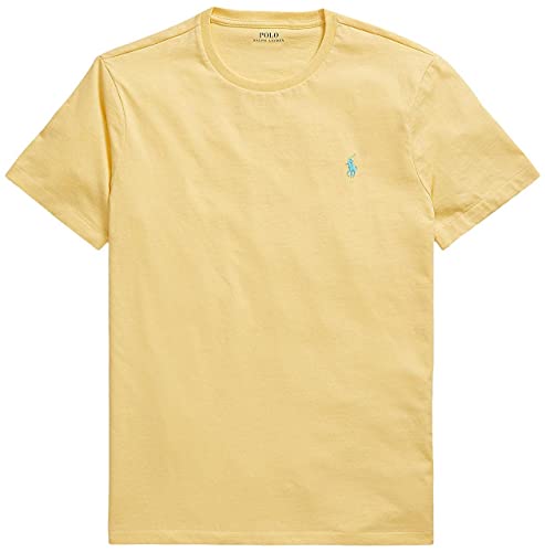 Polo Ralph Lauren Herren Pony Logo Rundhals T-Shirt, (Sommer 2021) Empire Yellow, XX-Large von Polo Ralph Lauren