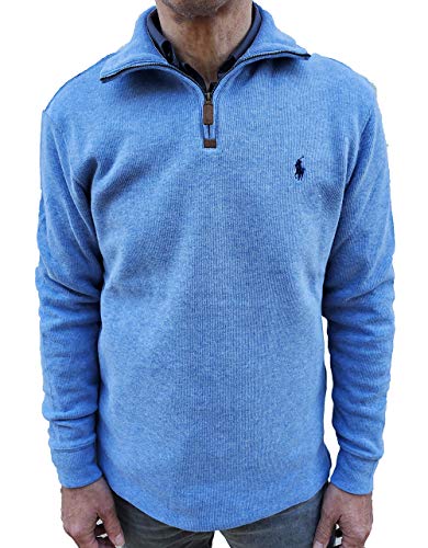 Polo Ralph Lauren Herren Pullover aus Pima-Baumwolle mit halbem Reißverschluss - - XX-Large von Polo Ralph Lauren