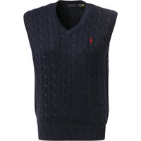 Polo Ralph Lauren Herren Pullunder blau unifarben von Polo Ralph Lauren