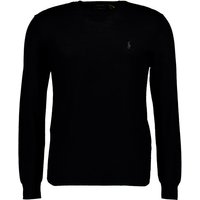 Polo Ralph Lauren Herren Pullover schwarz unifarben Slim Fit von Polo Ralph Lauren