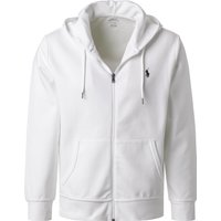 Polo Ralph Lauren Herren Sweatjacke weiß unifarben von Polo Ralph Lauren