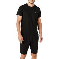 Polo Ralph Lauren Herren T-Shirt schwarz Baumwolle & Mix unifarben von Polo Ralph Lauren