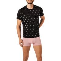 Polo Ralph Lauren Herren T-Shirt schwarz Jersey-Baumwolle Gemustert Polo Ralph Lauren Herren T-Shirt schwarz Jersey-Baumwolle Gemustert von Polo Ralph Lauren