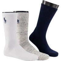 Polo Ralph Lauren Herren Socken blau,weiß Baumwolle & Mix unifarben von Polo Ralph Lauren