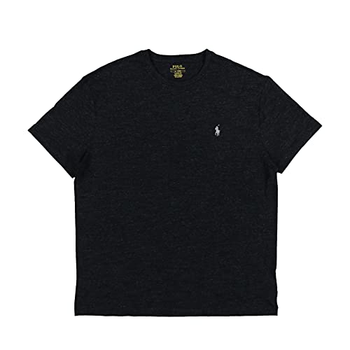 Polo Ralph Lauren Herren T-Shirt mit Rundhalsausschnitt, Schwarz / Erika, Mittel von Polo Ralph Lauren