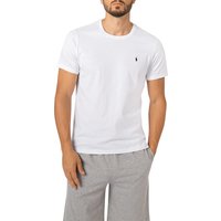 Polo Ralph Lauren Herren T-Shirt weiß Baumwolle & Mix unifarben von Polo Ralph Lauren