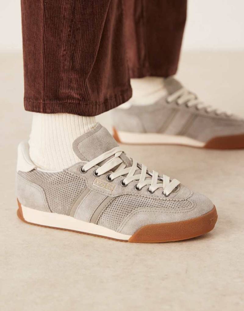 Polo Ralph Lauren - Hester - Sneaker in Grau mit Logo von Polo Ralph Lauren