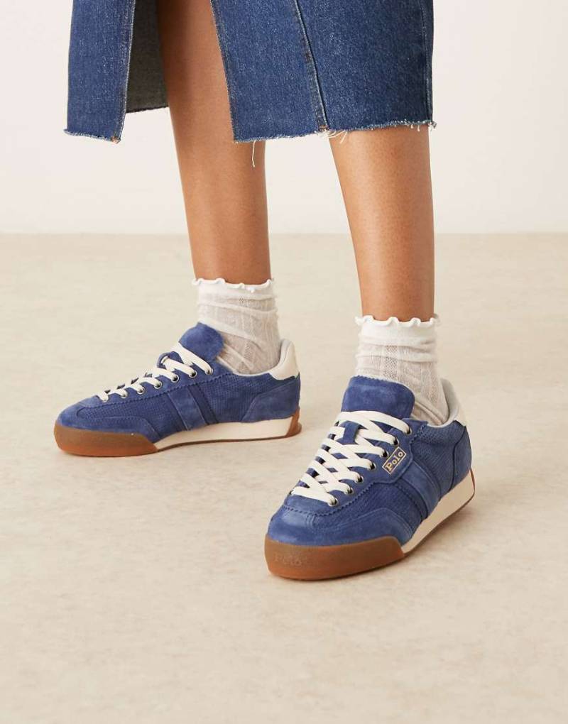 Polo Ralph Lauren - Hester - Sneaker in Marineblau mit Logo von Polo Ralph Lauren