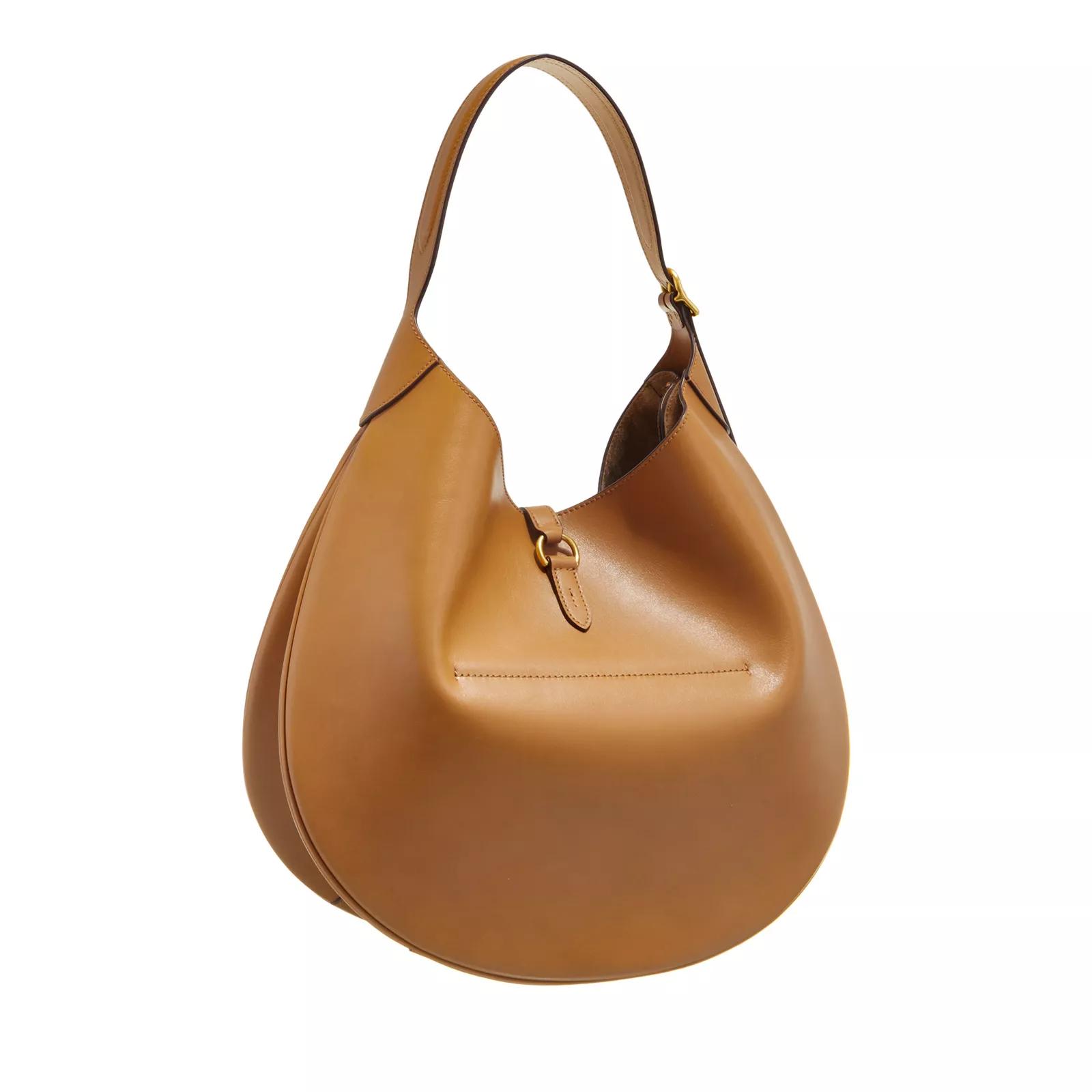 Polo Ralph Lauren Hobo Bag - Shoulder Bag Medium - Gr. unisize - in Braun - für Damen von Polo Ralph Lauren