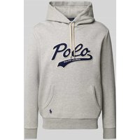 Polo Ralph Lauren Hoodie aus reiner Baumwolle in Mittelgrau, Größe M von Polo Ralph Lauren