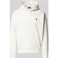 Polo Ralph Lauren Hoodie mit Logo-Stitching in Offwhite, Größe M von Polo Ralph Lauren