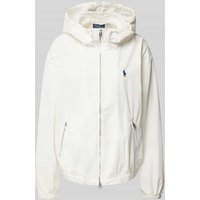 Polo Ralph Lauren Jacke mit Logo-Stitching in Offwhite, Größe L von Polo Ralph Lauren