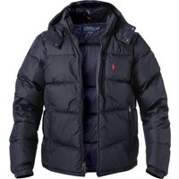 Polo Ralph Lauren Herren Daunenjacke blau Mikrofaser unifarben von Polo Ralph Lauren