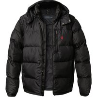 Polo Ralph Lauren Herren Daunenjacke schwarz Mikrofaser unifarben von Polo Ralph Lauren