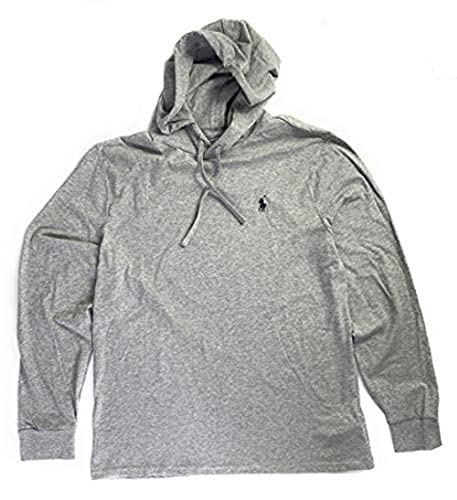 Polo Ralph Lauren Jersey-Strick-Kapuzenpullover, grey heather, XX-Large von Polo Ralph Lauren