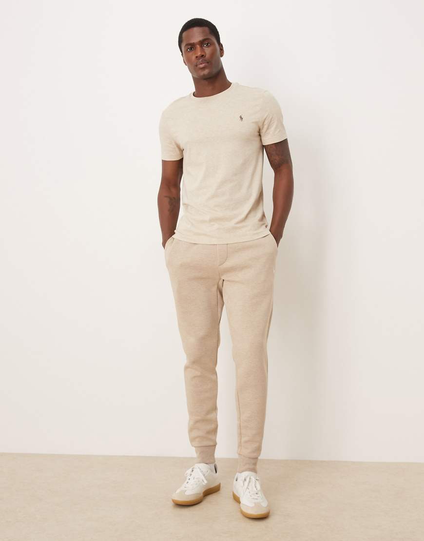 Polo Ralph Lauren - Jogginghose aus Doppelstrick in Beige mit Markenlogo-Neutral von Polo Ralph Lauren