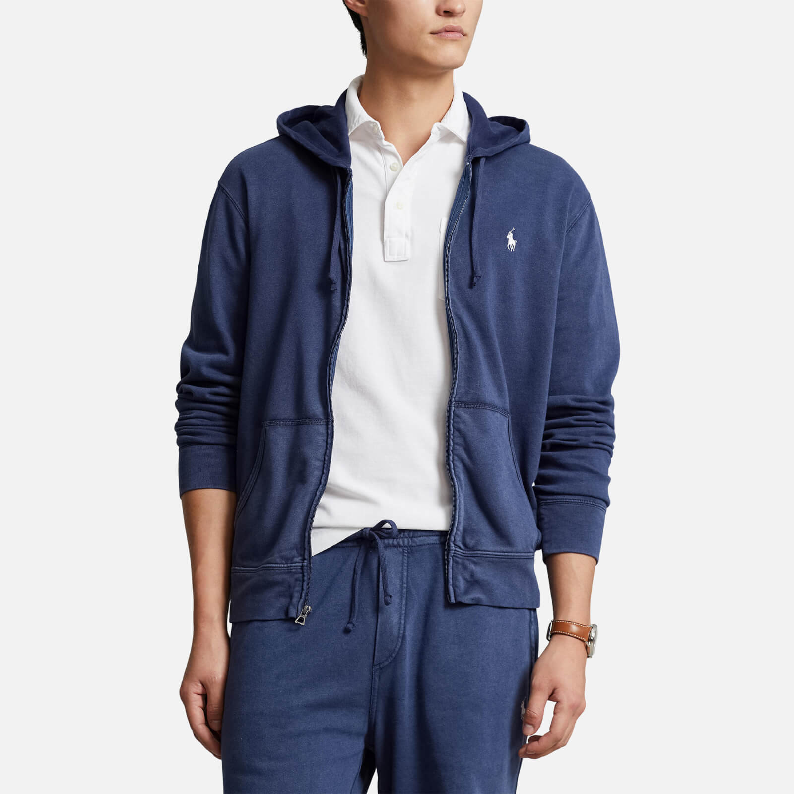 Polo Ralph Lauren Kapuzenjacke aus Terry - Newport Navy - XXL von Polo Ralph Lauren