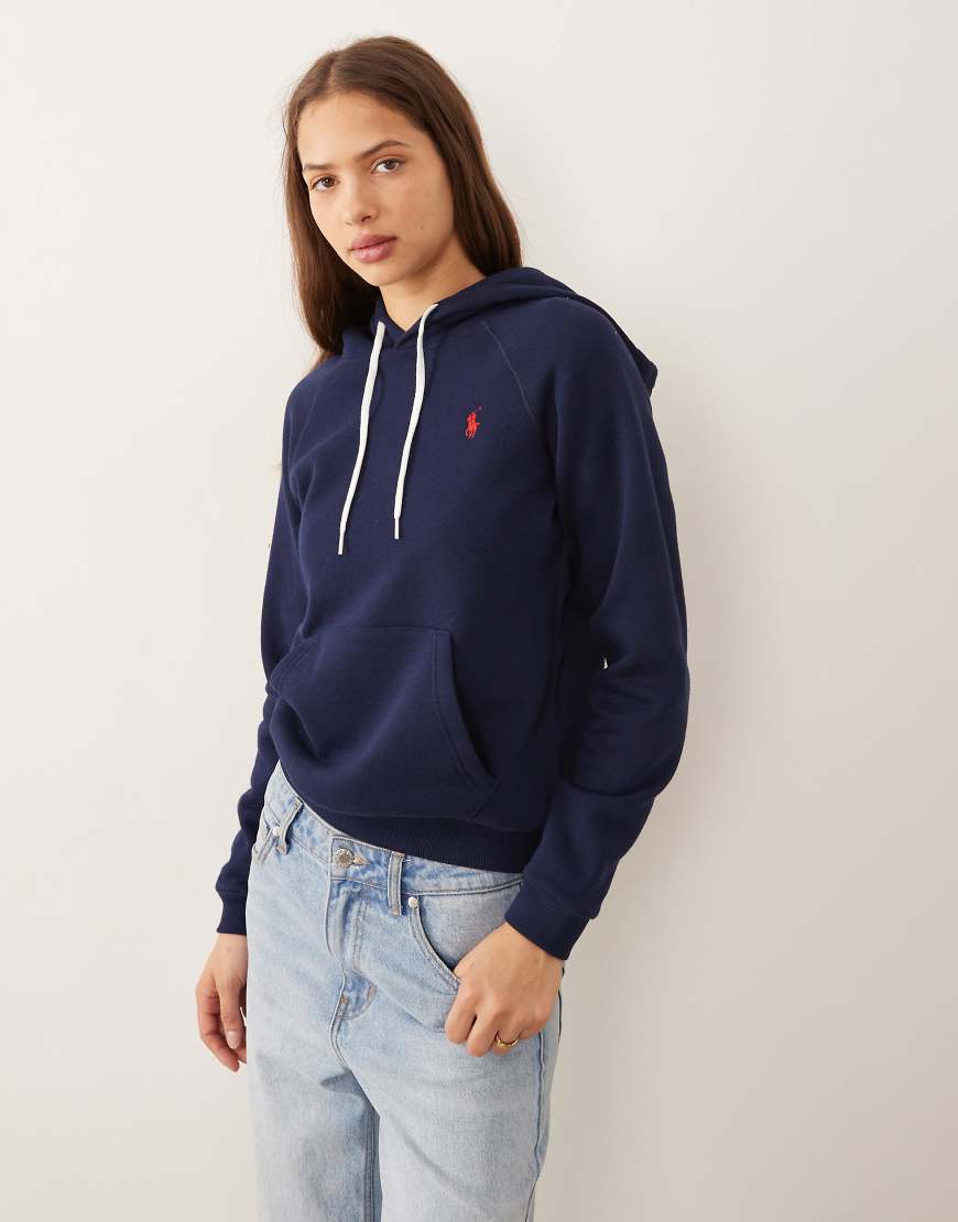 Polo Ralph Lauren - Kapuzenpullover in Marineblau mit Markenlogo von Polo Ralph Lauren