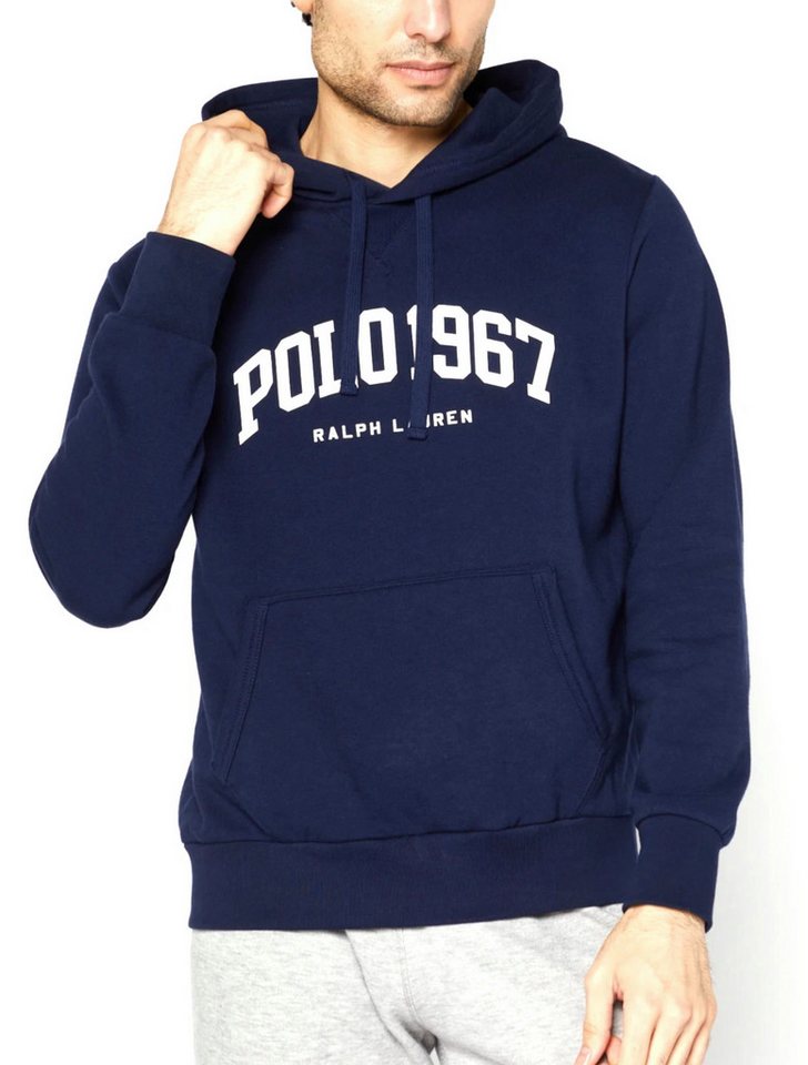 Polo Ralph Lauren Kapuzensweatshirt Herren Logo Fleece Hoodie Sweater sofortige Authentifizierung über einen QR-Code von Polo Ralph Lauren