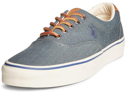 POLO RALPH LAUREN Keaton Pony, Herren-Sneaker, Denim Newport Navy, 43 EU von POLO RALPH LAUREN