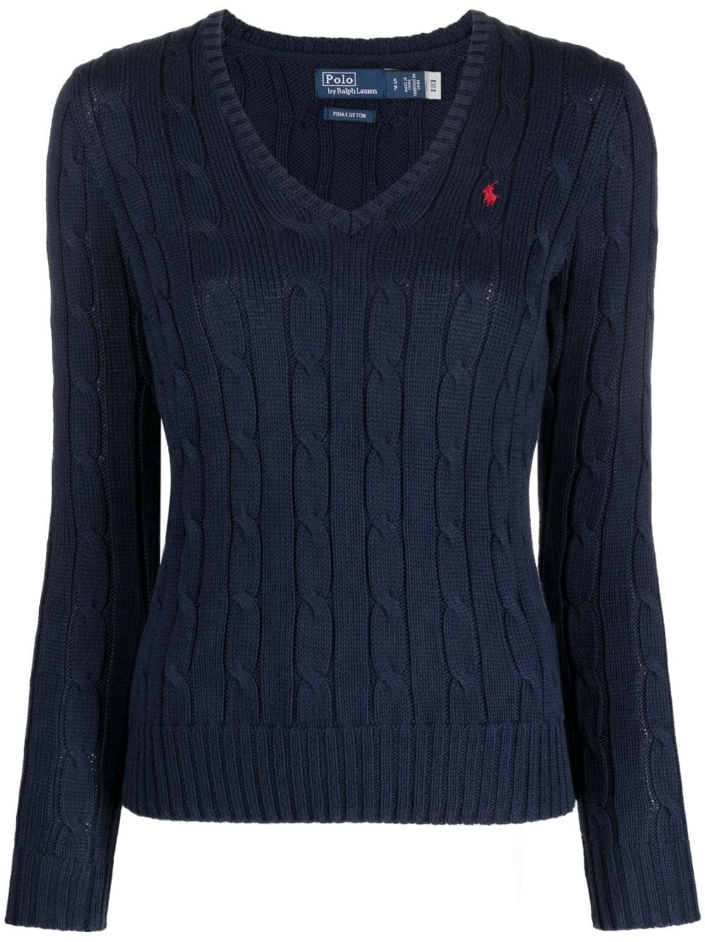 Polo Ralph Lauren Pullover mit Zopfmuster - Blau von Polo Ralph Lauren