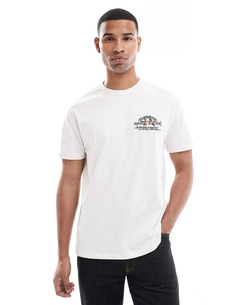 Polo Ralph Lauren - Klassisches Oversized-Fit-T-Shirt in Wollweiß mit Utility-Rückenprint von Polo Ralph Lauren