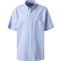 Polo Ralph Lauren Herren Kurzarmhemd blau Baumwolle von Polo Ralph Lauren