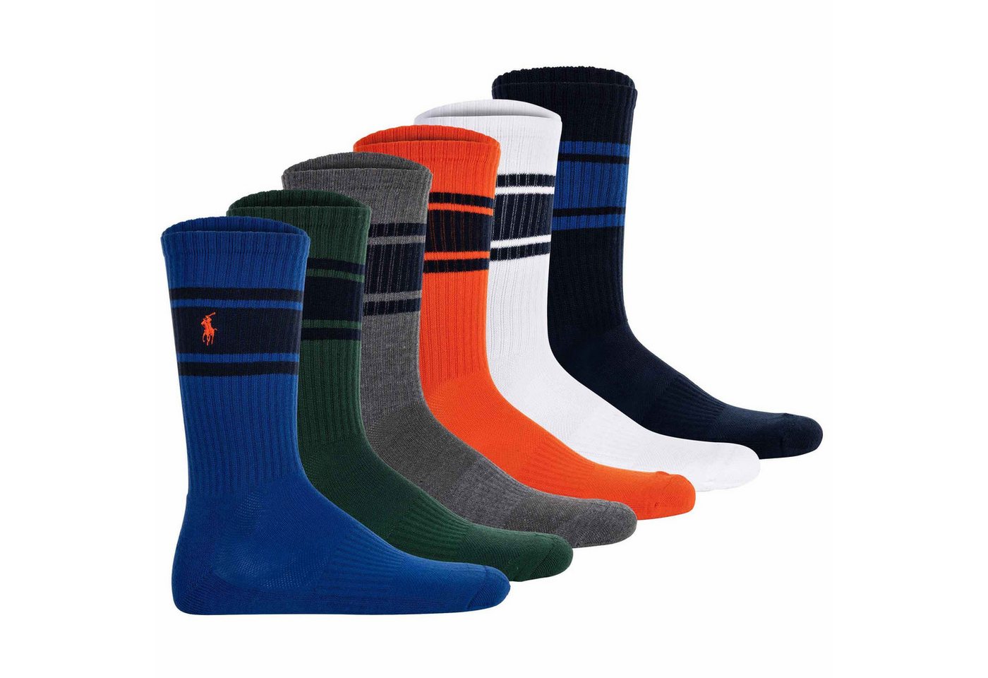 Polo Ralph Lauren Kurzsocken Herren Tennissocken, 6er Pack - von Polo Ralph Lauren