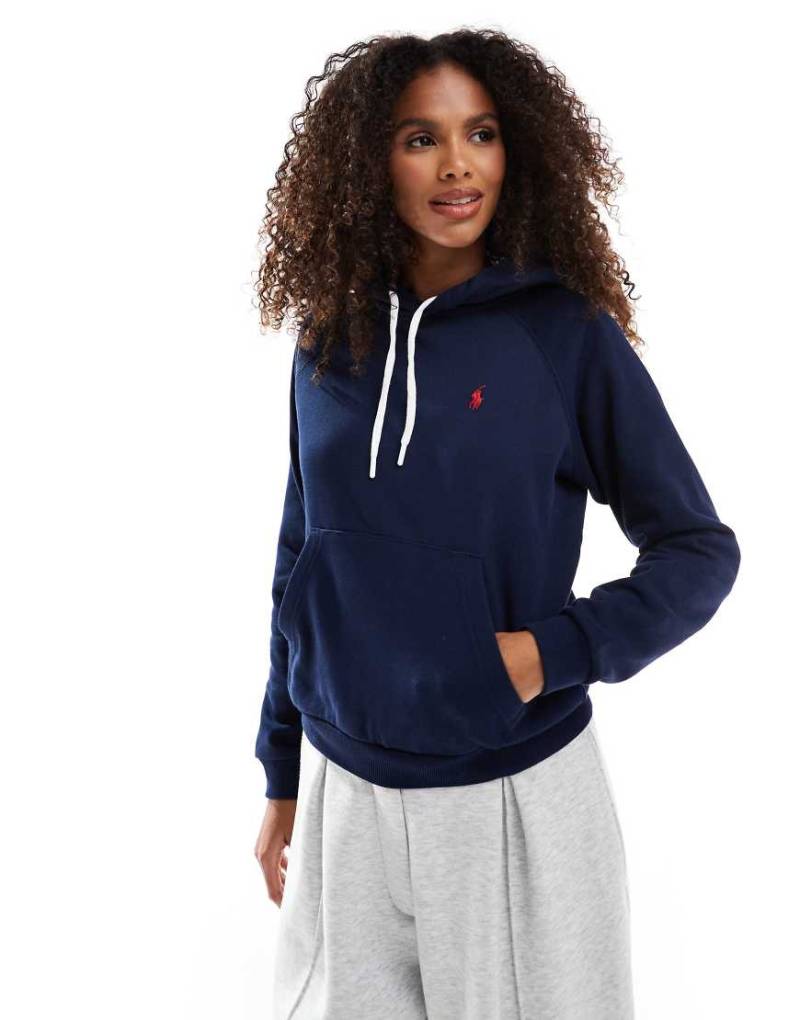 Polo Ralph Lauren - Langärmliger Kapuzenpullover in Marineblau-Schwarz von Polo Ralph Lauren