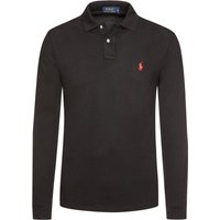 Polo Ralph Lauren Langarm-Poloshirt Custom Slim Fit in Piqué-Qualität in M von Polo Ralph Lauren