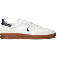 Polo Ralph Lauren Leder-Sneaker Bedford mit Poloreiter-Aufnäher und Wildleder-Overlays in 7 von Polo Ralph Lauren