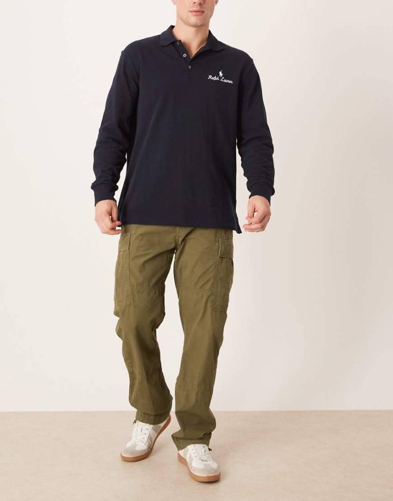 Polo Ralph Lauren - Leichte, rustikale Cargohose aus Canvas in Olivgrün von Polo Ralph Lauren